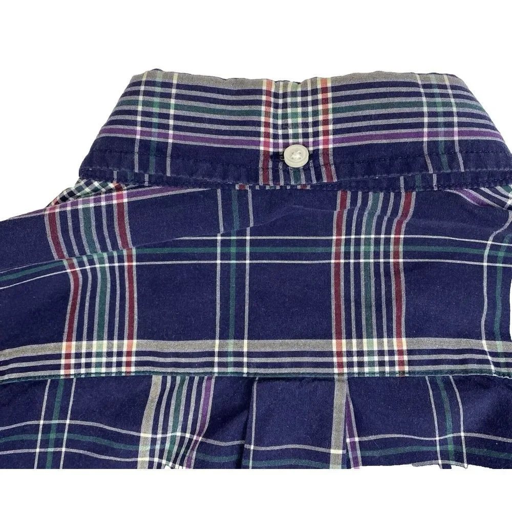 J. Crew Men's Shirt‎ Size Small Tartan Plaid Long Sleeve Button Front Collared